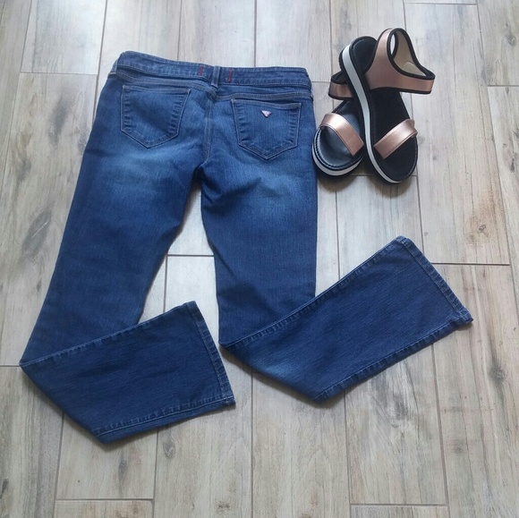 Guess Adrianna Fit Women's Bootcut Low Rise Sz 28 - Picture 3 of 8